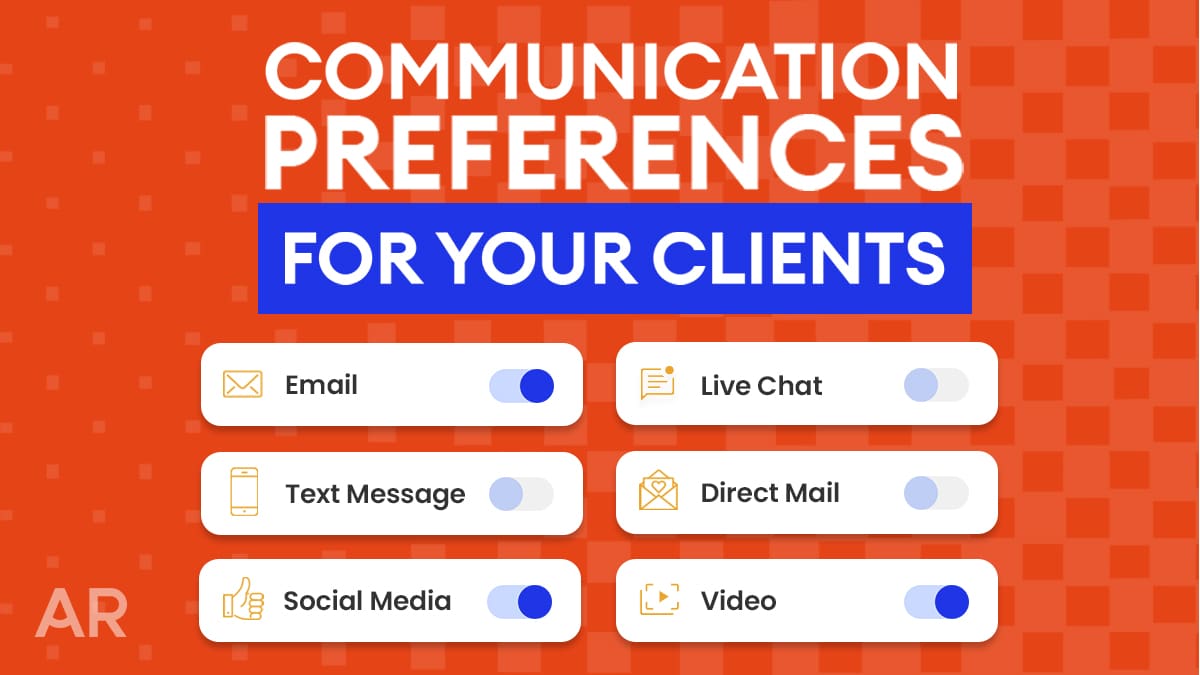 [AR] Blog - Communication Preferences